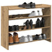 Skohylle artisan eik 80x25x62 cm konstruert tre