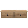 Vegghylle med skuffer artisian eik 60x28x15 cm konstruert tre