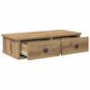 Vegghylle med skuffer artisian eik 60x28x15 cm konstruert tre