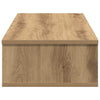 Vegghylle med skuffer artisian eik 80x31x17 cm konstruert tre