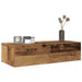 Vegghylle med skuffer gammelt tre 60x26,5x15 cm konstruert tre