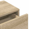 Vegghylle med skuffer sonoma eik 80x33x17 cm konstruert tre