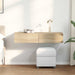 Vegghylle med skuffer sonoma eik 100x36x19 cm konstruert tre