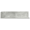 Vegghyller 2 stk betonggrå 75x16,5x16,5 cm konstruert tre