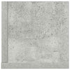 Vegghyller 2 stk betonggrå 75x16,5x16,5 cm konstruert tre