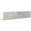 Vegghyller 2 stk betonggrå 75x16,5x16,5 cm konstruert tre