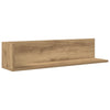 Vegghyller 2 stk artisan eik 75x16,5x16,5 cm konstruert tre