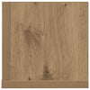 Vegghyller 2 stk artisan eik 75x16,5x16,5 cm konstruert tre