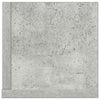 Vegghyller 2 stk betonggrå 100x16,5x16,5 cm konstruert tre