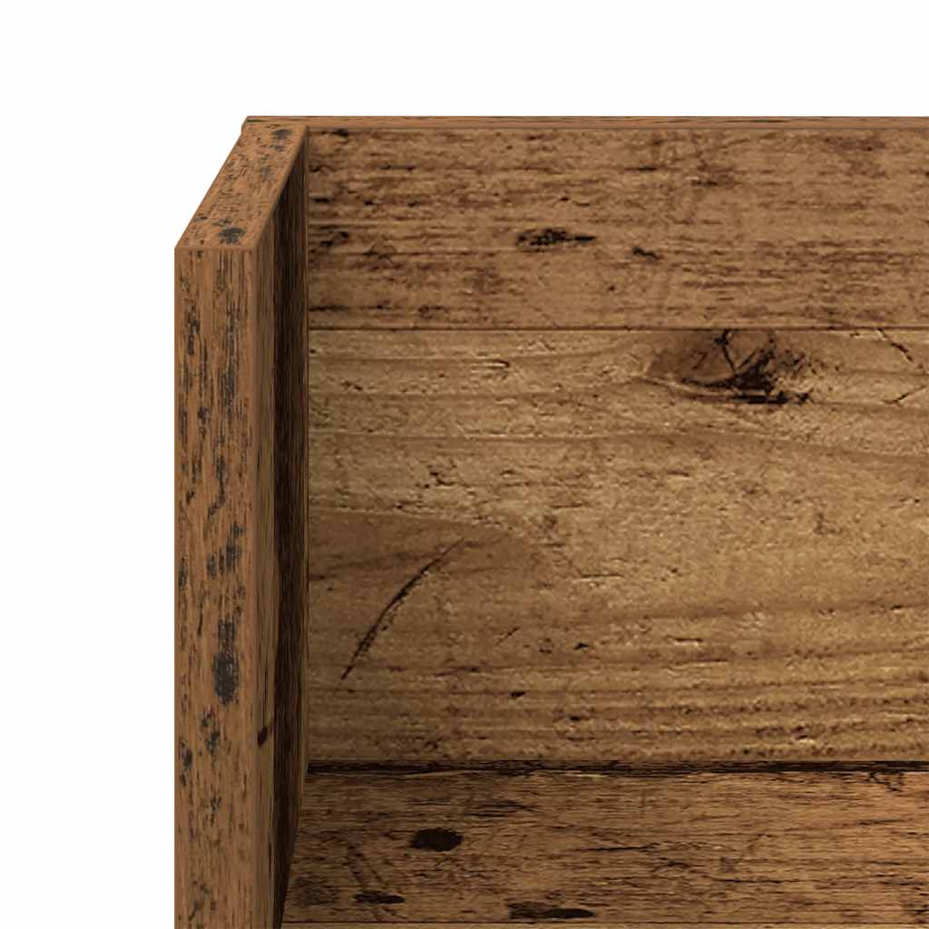 Vegghyller 2 stk gammelt tre 100x16,5x16,5 cm konstruert tre