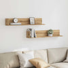Vegghyller 2 stk artisan eik 100x16,5x16,5 cm konstruert tre