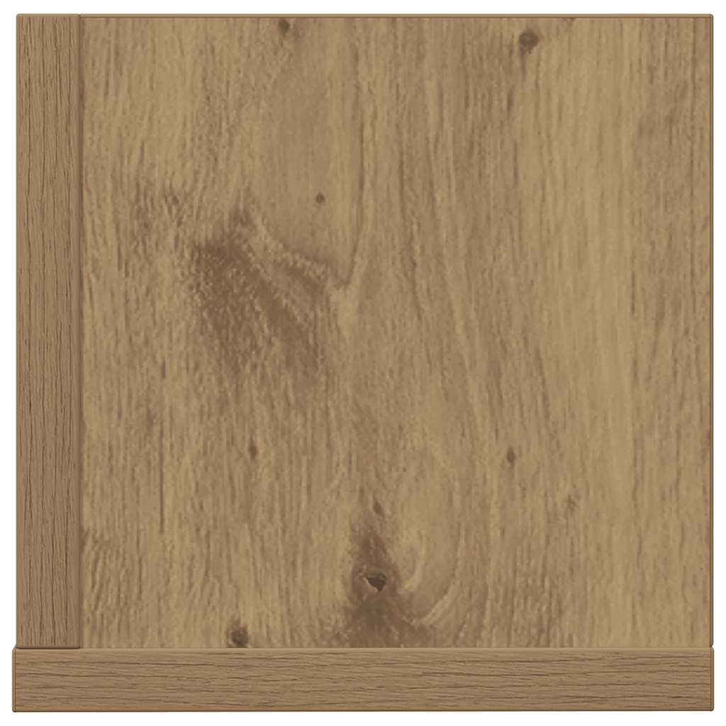 Vegghyller 2 stk artisan eik 100x16,5x16,5 cm konstruert tre