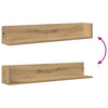 Vegghyller 2 stk artisan eik 100x16,5x16,5 cm konstruert tre