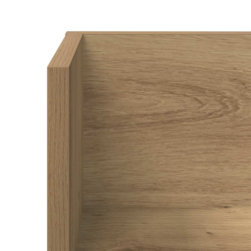 Vegghyller 2 stk artisan eik 100x16,5x16,5 cm konstruert tre