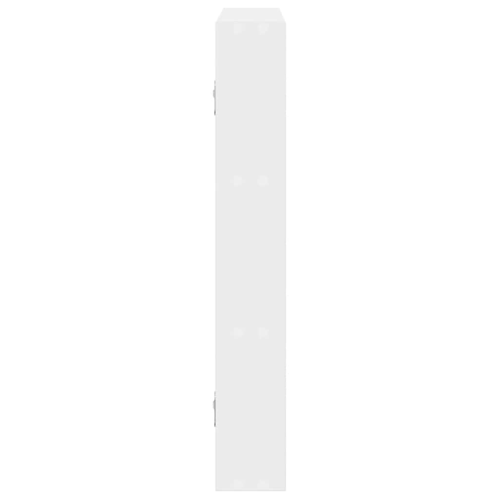 Vegghylle hvit 43x9x60 cm konstruert tre vidaXL