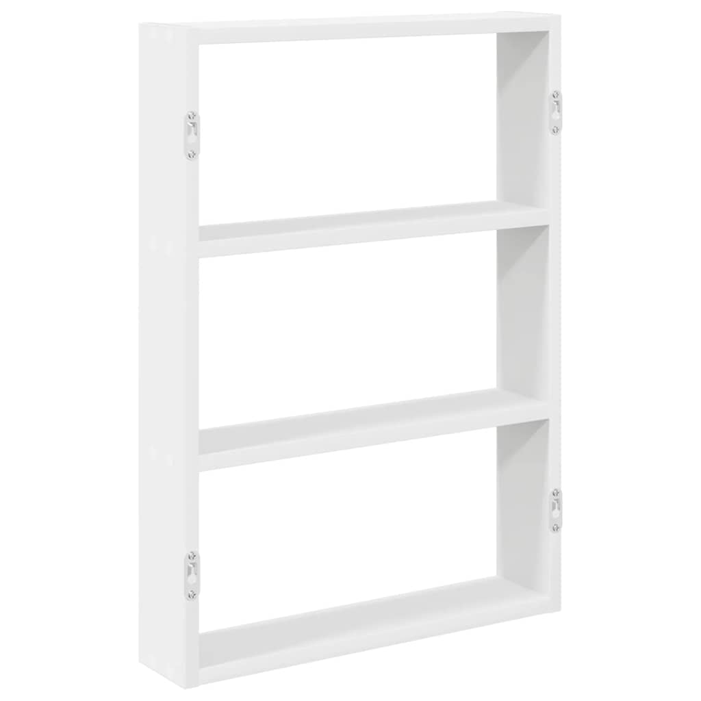 Vegghylle hvit 43x9x60 cm konstruert tre vidaXL