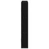 Vegghylle svart 43x9x60 cm konstruert tre