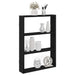 Vegghylle svart 43x9x60 cm konstruert tre