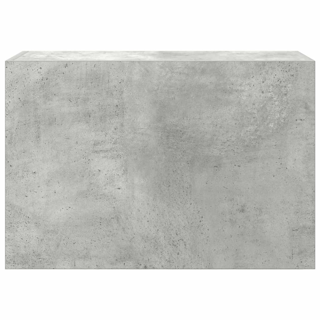 Veggskap til baderom betonggrå 60x25x40 cm konstruert tre