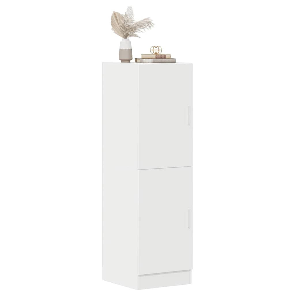 Kjøkkenskap hvit 38x41,5x131,5 cm konstruert tre