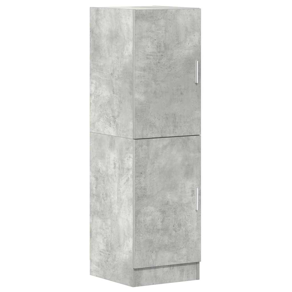 Kjøkkenskap betonggrå 38x41,5x131,5 cm konstruert tre