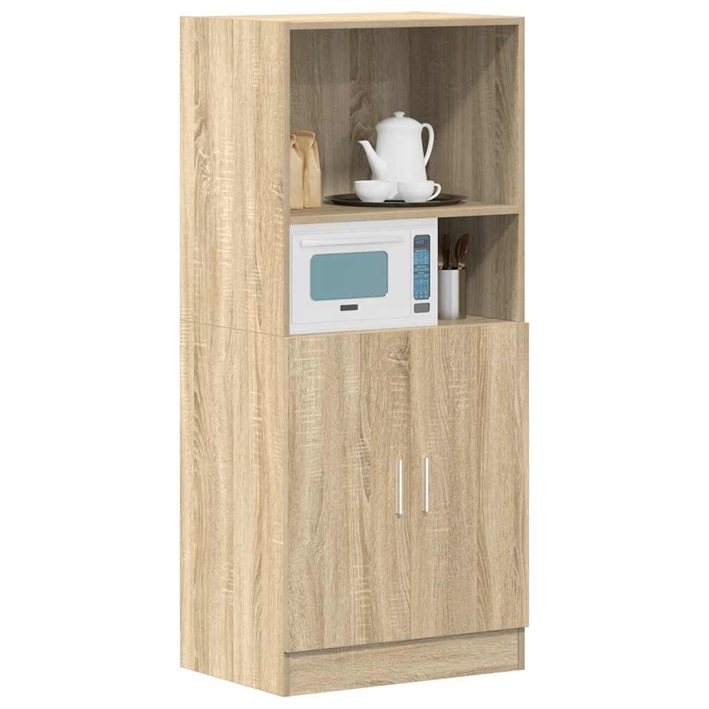 Kjøkkenskap sonoma eik 57x41,5x131,5 cm konstruert tre