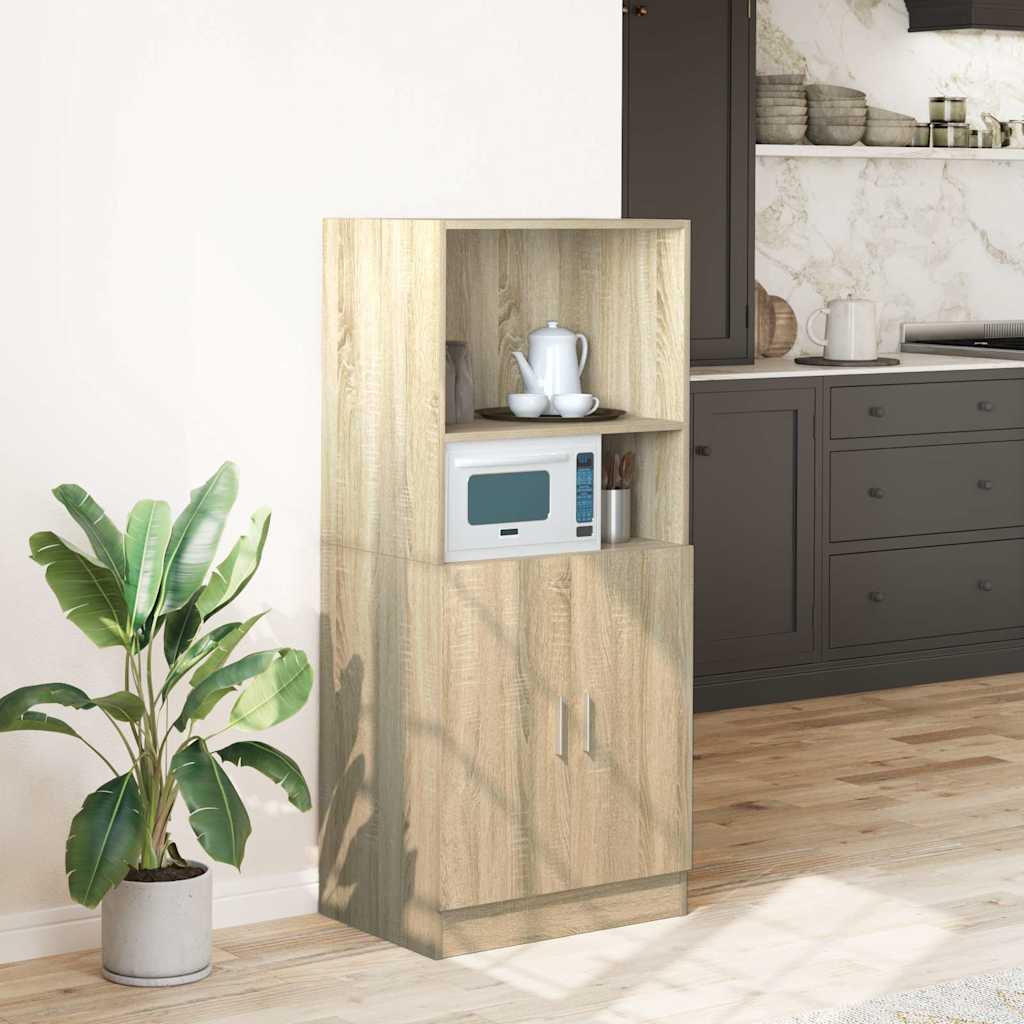 Kjøkkenskap sonoma eik 57x41,5x131,5 cm konstruert tre