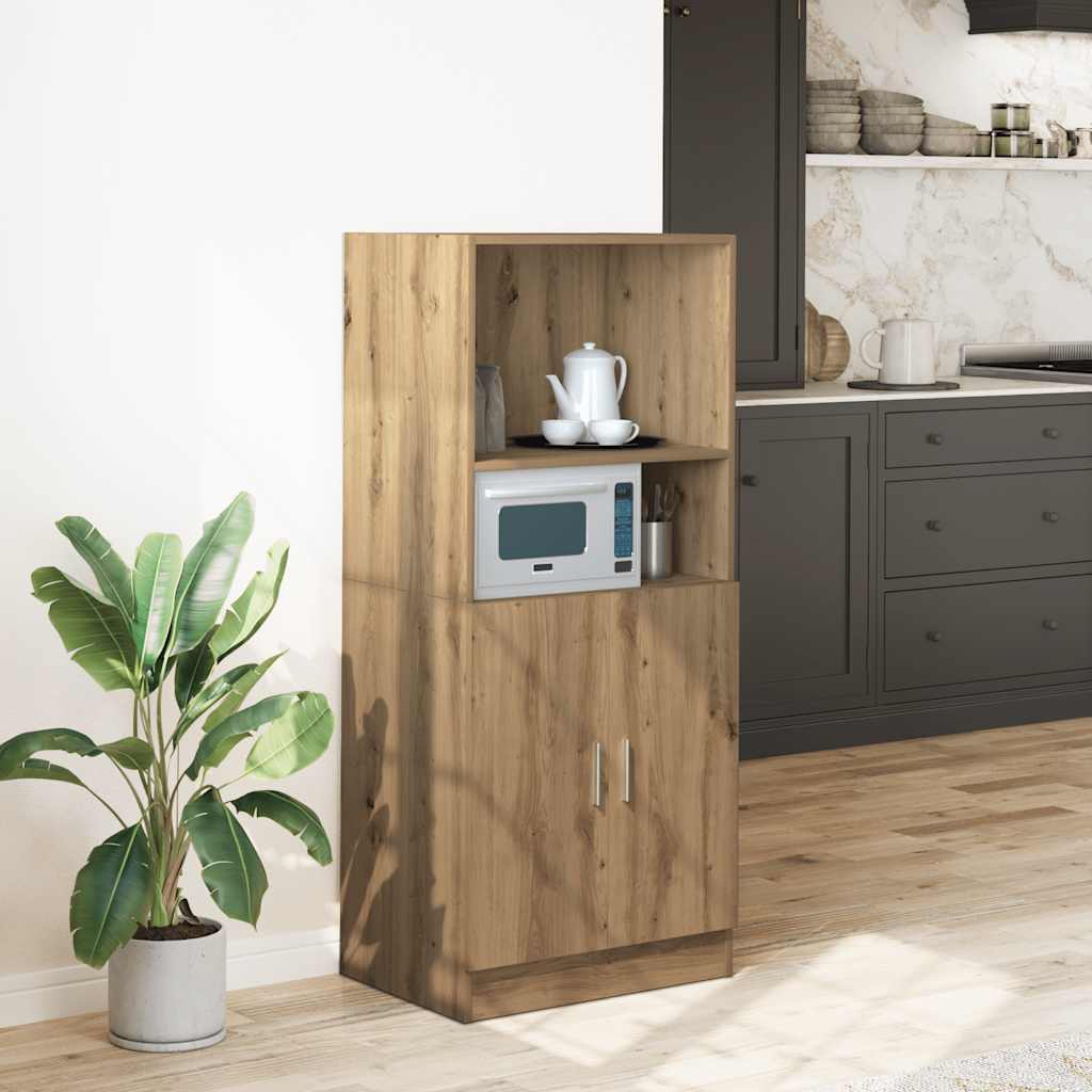 Kjøkkenskap artisan eik 57x41,5x131,5 cm konstruert tre
