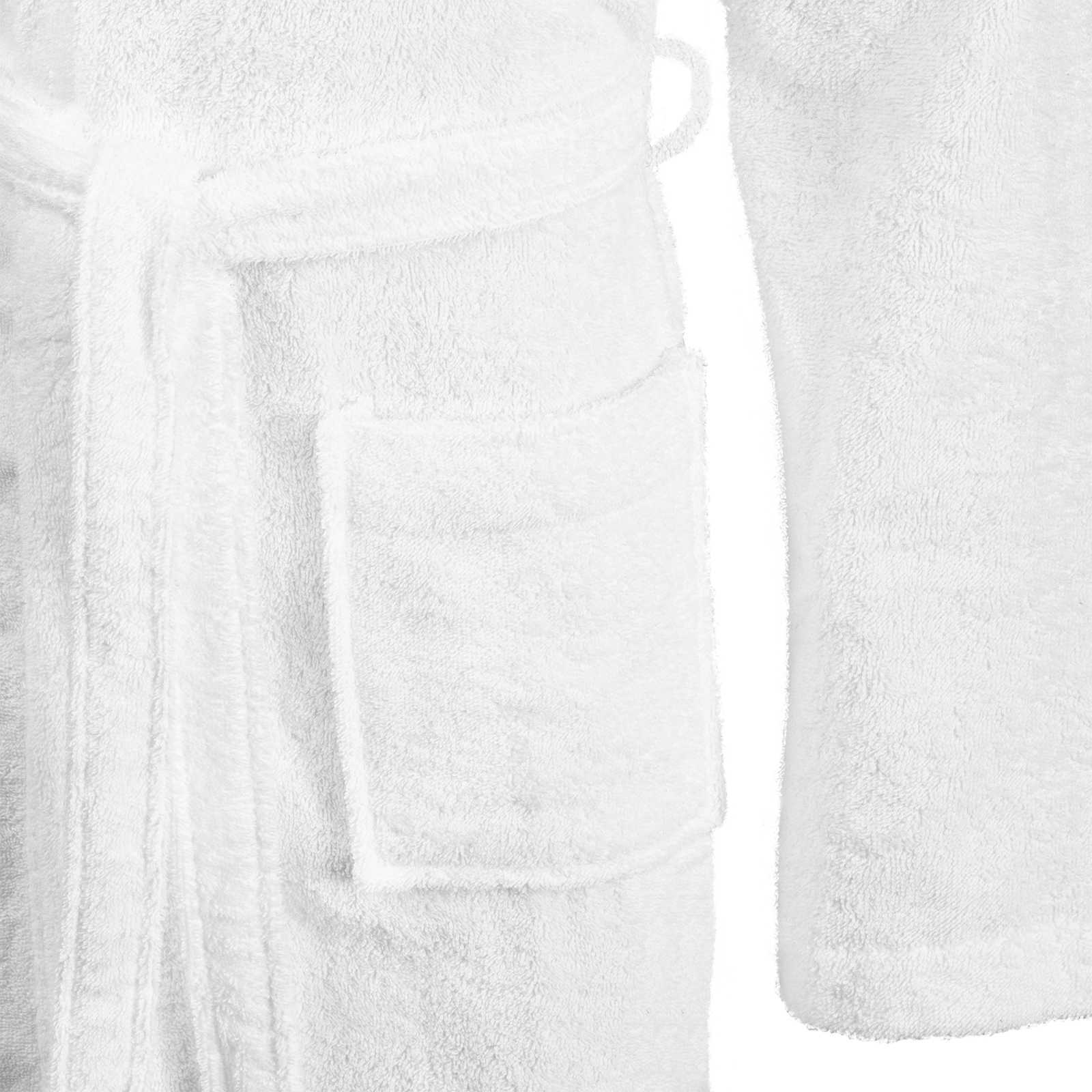 Badekåpe KINN Hvit XXXL Bomull vidaXL