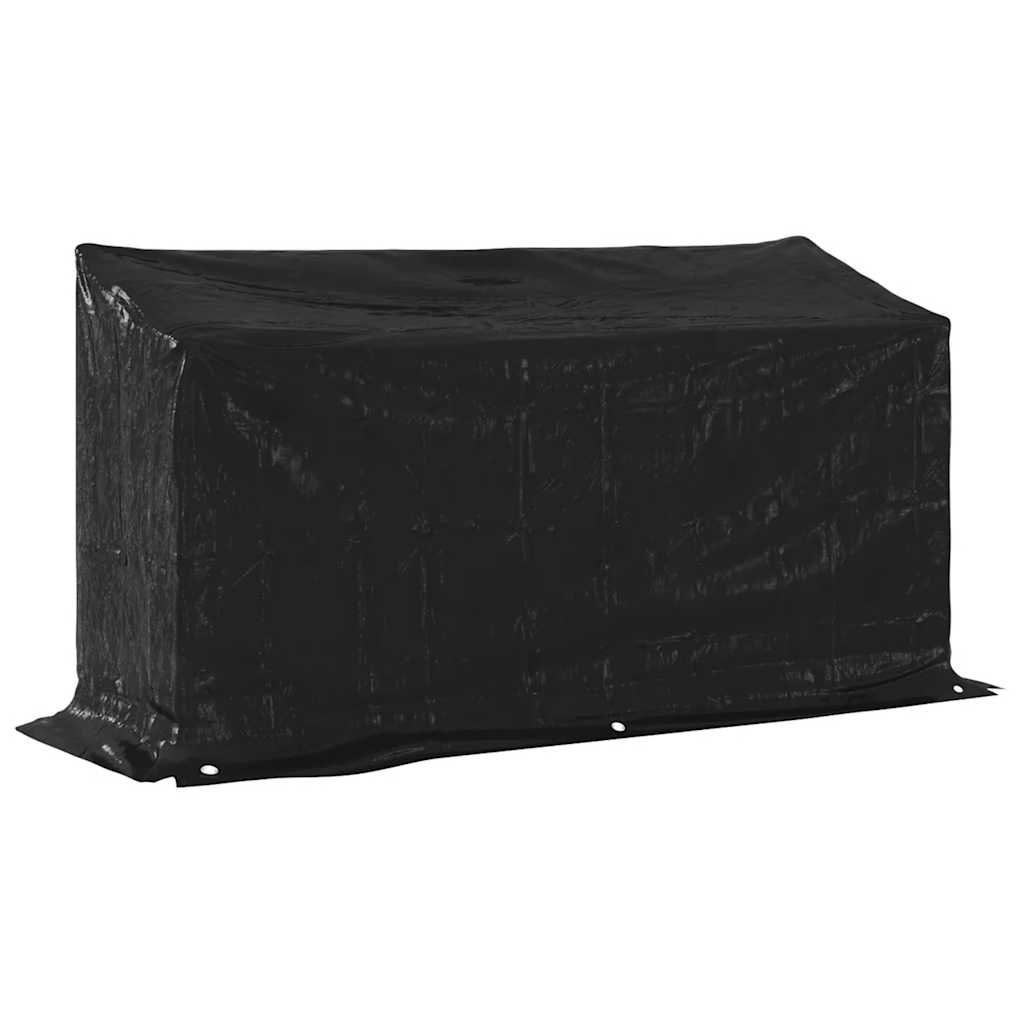 Vedstativ med regntrekk 200,5x60,5x110,5 cm galvanisert stål vidaXL