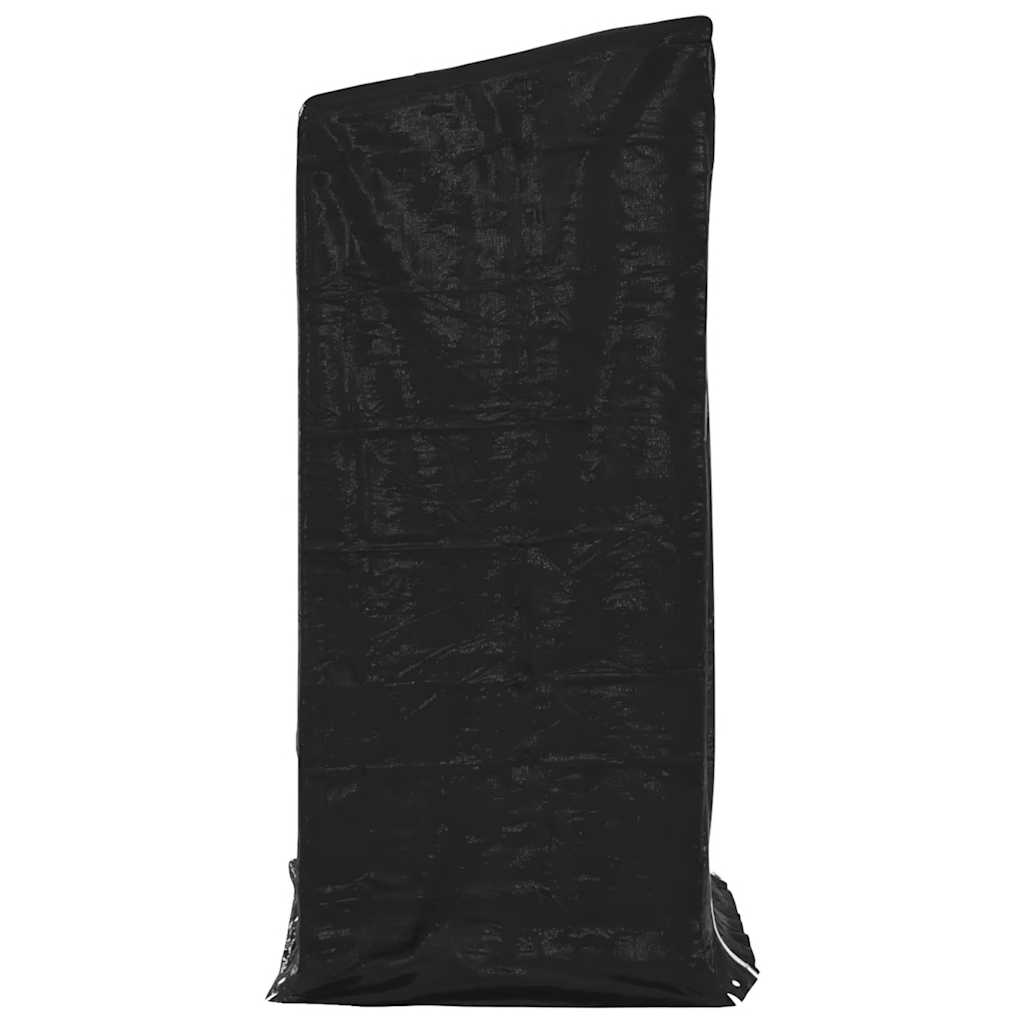 Vedstativ med regntrekk 100x80x200 cm galvanisert stål