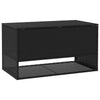 Uteputeboks svart 100x55x55,5 cm polyrotting