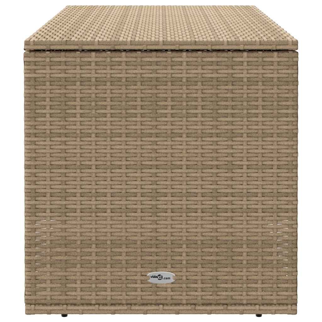 Uteputeboks beige 100x55x55,5 cm polyrotting