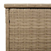 Uteputeboks beige 100x55x55,5 cm polyrotting