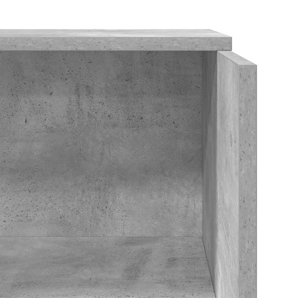 Resepsjonspult betonggrå 55x50x103,5 cm konstruert tre
