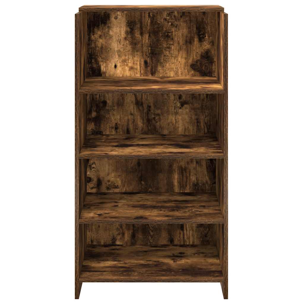Resepsjonspult røkt eik 55x50x103,5 cm konstruert tre