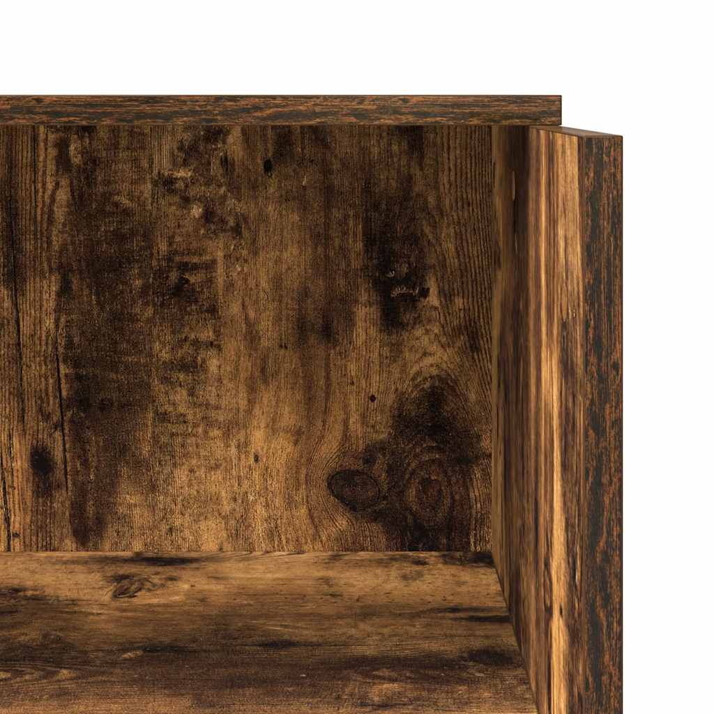 Resepsjonspult røkt eik 55x50x103,5 cm konstruert tre