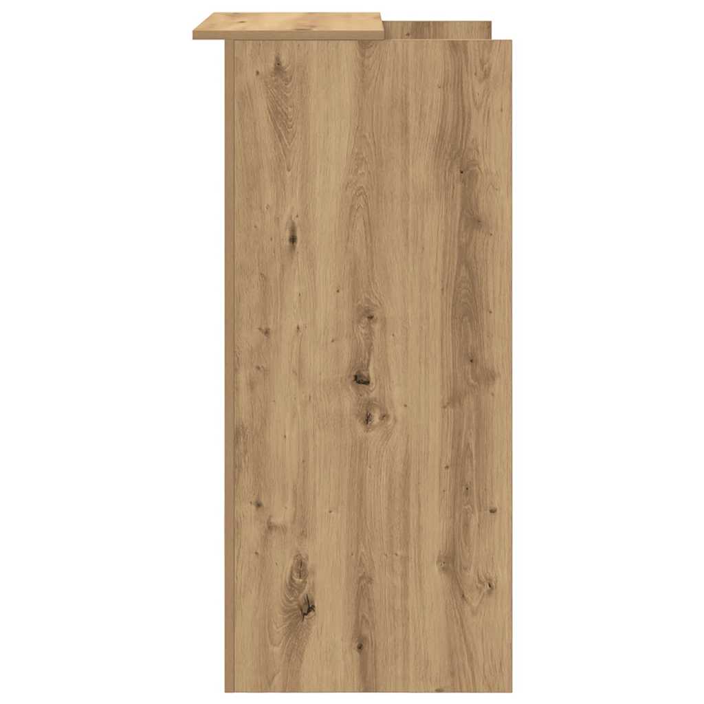 Resepsjonspult artisan eik 55x50x103,5 cm konstruert tre