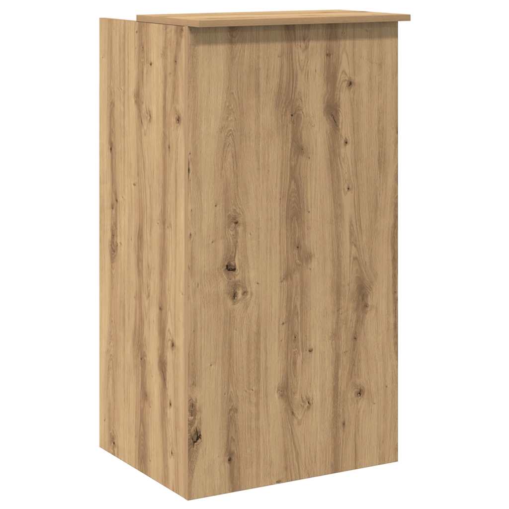 Resepsjonspult artisan eik 55x50x103,5 cm konstruert tre