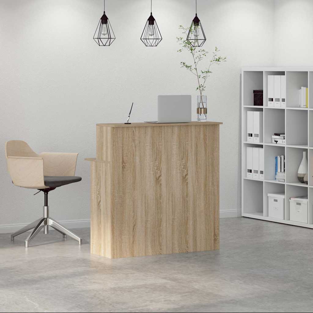 Resepsjonsdisk Sonoma eik 100x50x103,5 cm konstruert tre
