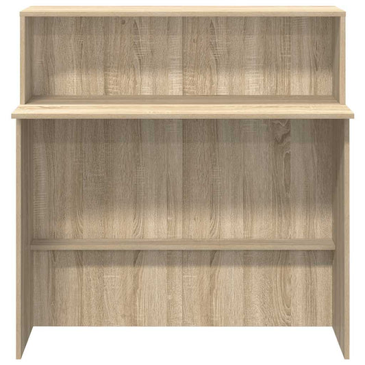 Resepsjonsdisk Sonoma eik 100x50x103,5 cm konstruert tre