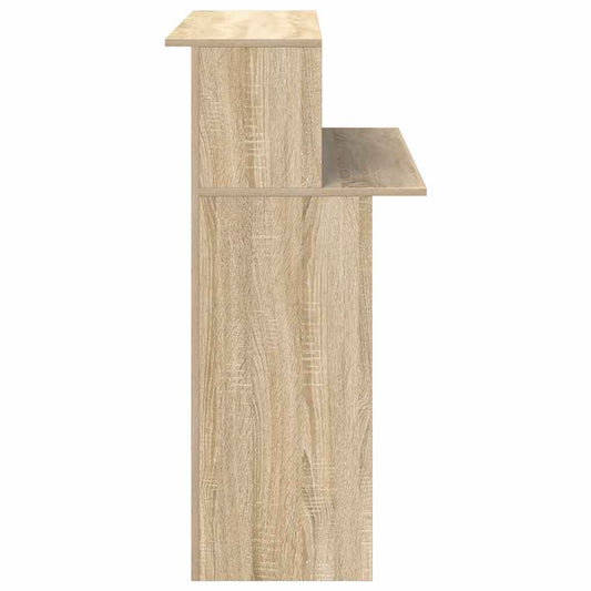 Resepsjonsdisk Sonoma eik 100x50x103,5 cm konstruert tre