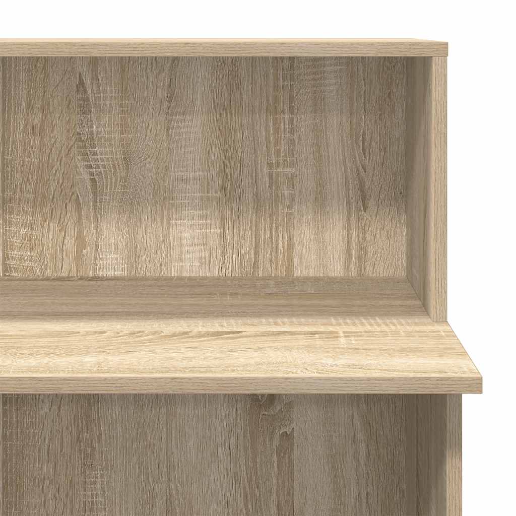 Resepsjonsdisk Sonoma eik 100x50x103,5 cm konstruert tre