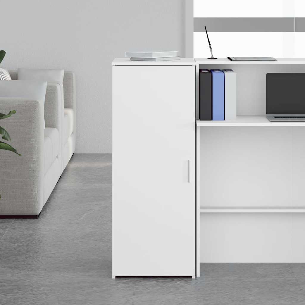 Oppbevaringsskap hvit 40x45x103,5 cm konstruert tre