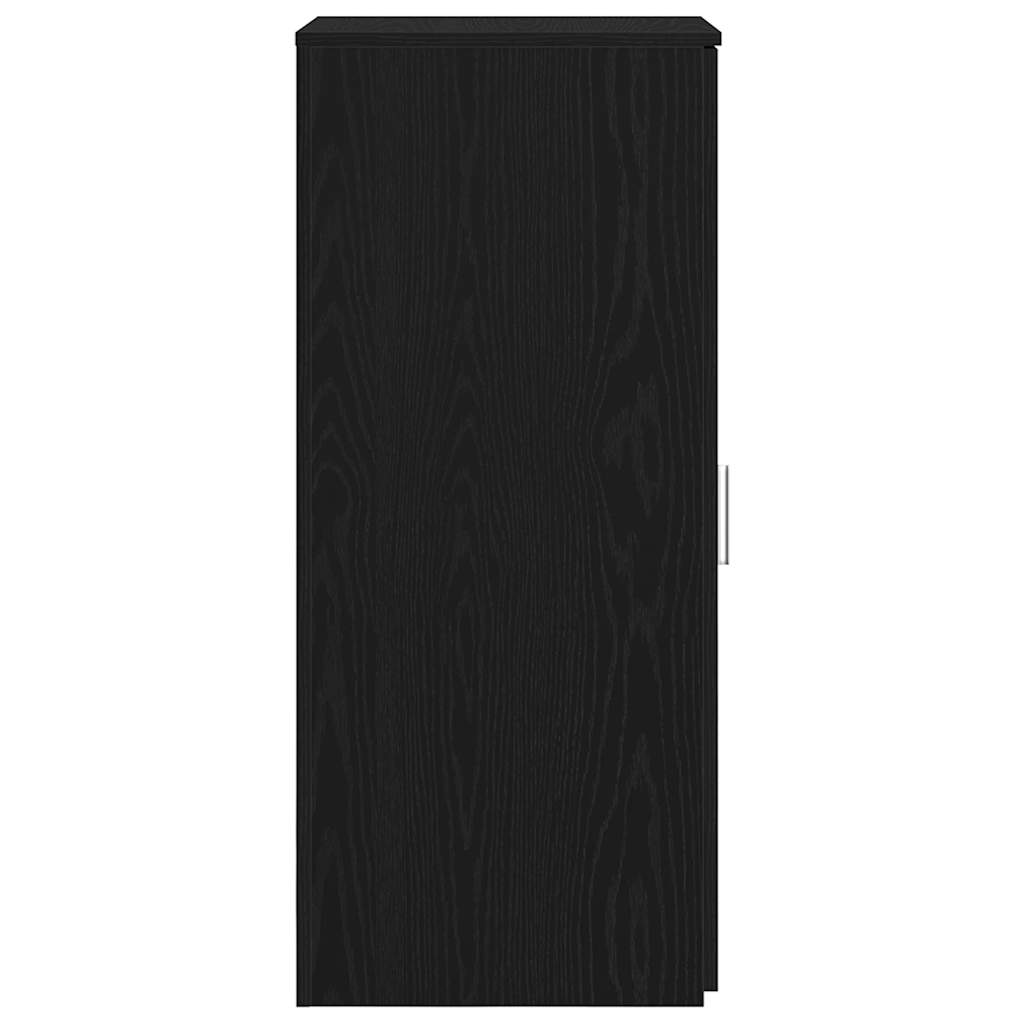 Oppbevaringsskap svart 40x45x103,5 cm konstruert tre