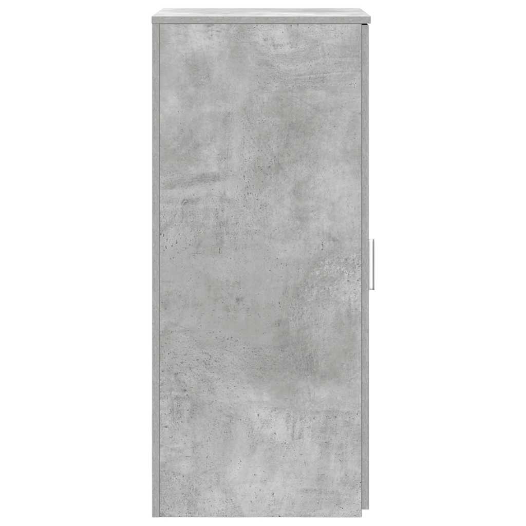 Oppbevaringsskap betonggrå 40x45x103,5 cm konstruert tre