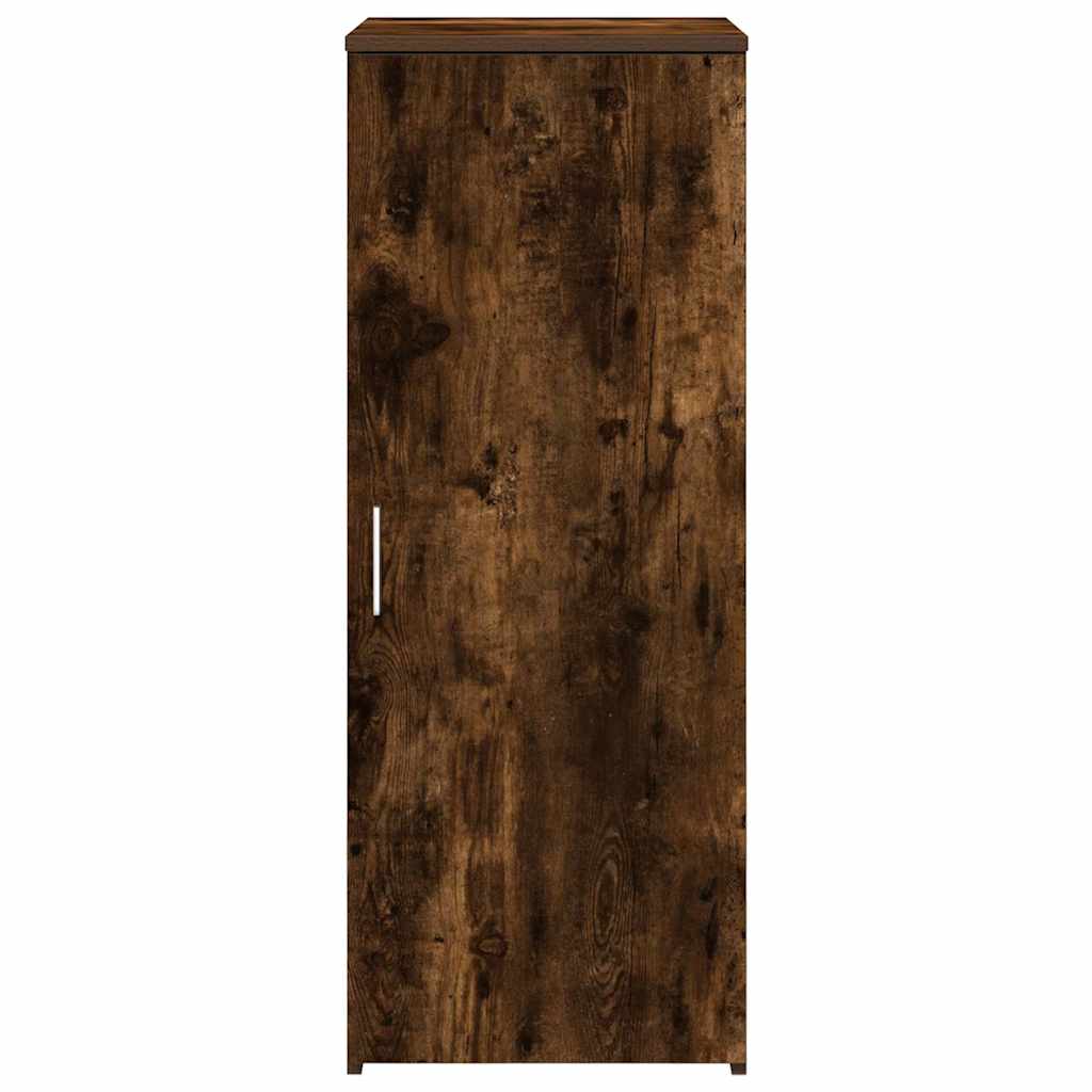 Oppbevaringsskap røkt eik 40x45x103,5 cm konstruert tre