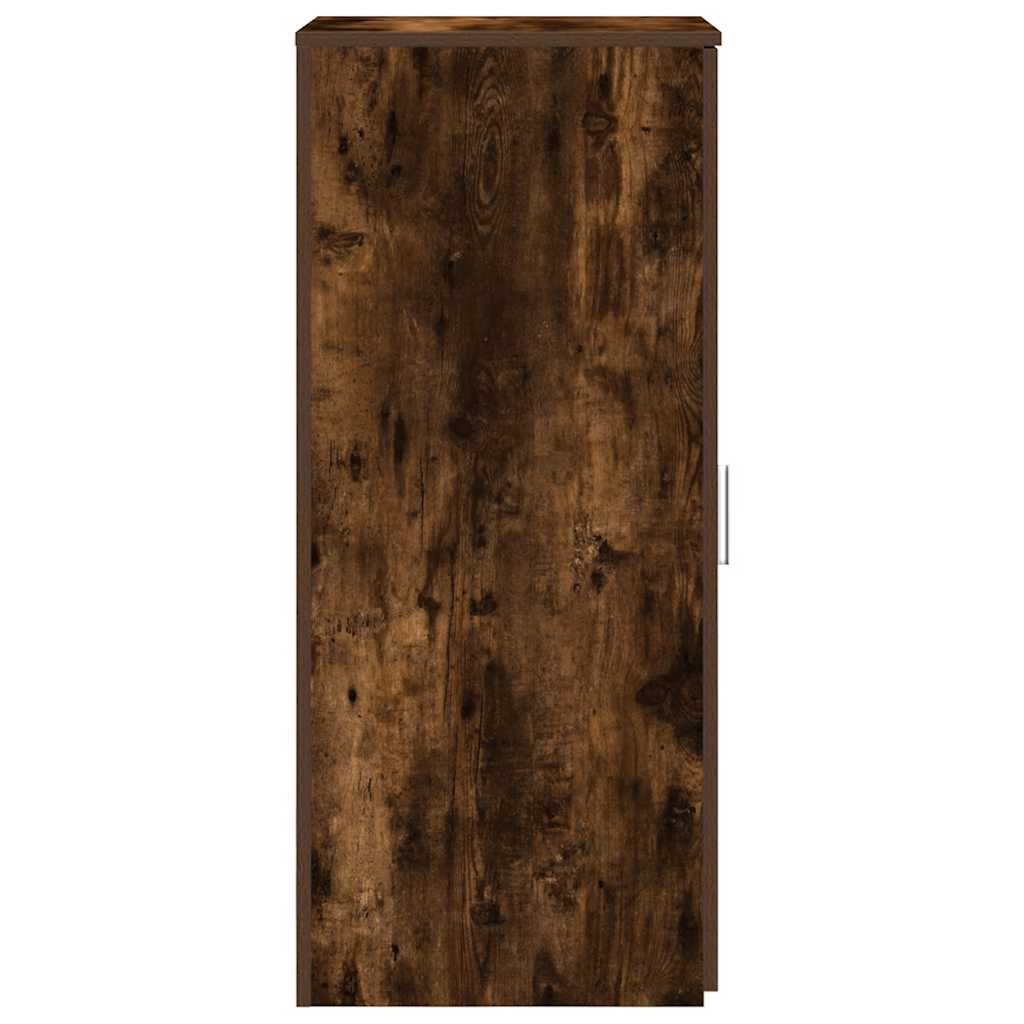 Oppbevaringsskap røkt eik 40x45x103,5 cm konstruert tre