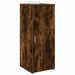 Oppbevaringsskap røkt eik 40x45x103,5 cm konstruert tre