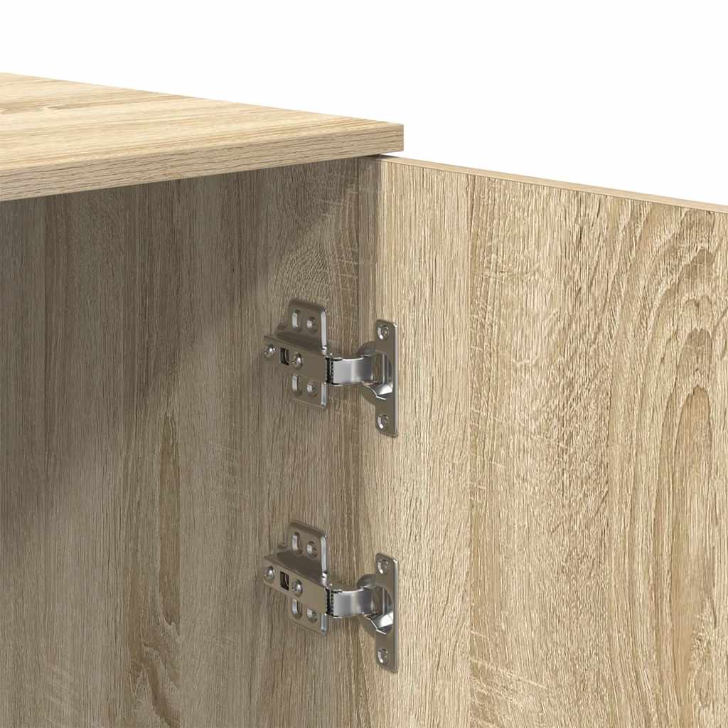 Oppbevaringsskap sonoma eik 50x45x103,5 cm konstruert tre